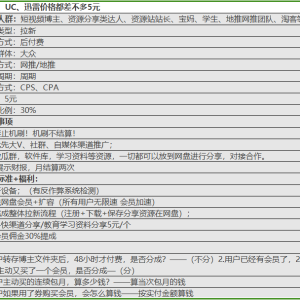 01、2023夸克网盘拉新、UC网盘拉新、迅雷网盘拉新玩法