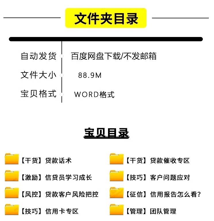 金融行业信贷公司资料产品销售话术营销推广风控贷款催收技巧大全